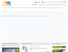Tablet Screenshot of frankana.de